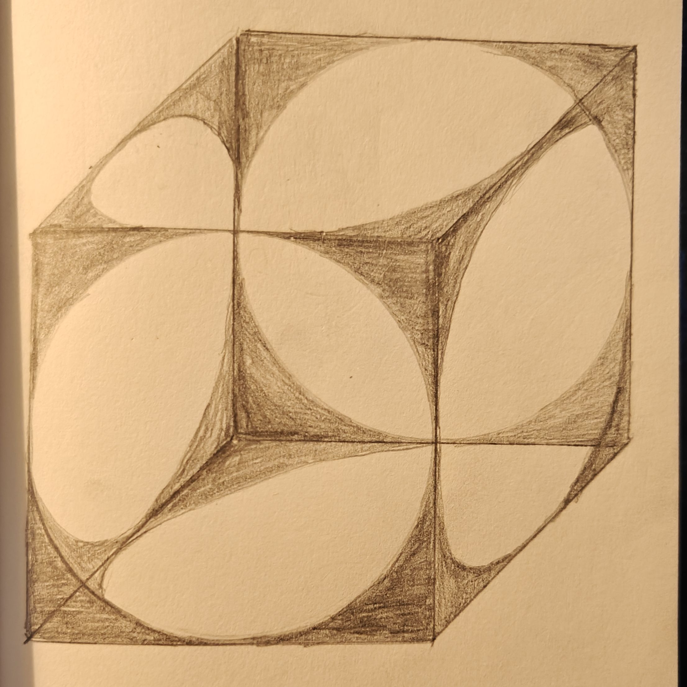 My version of a necker cube 2025